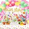 58 Pcs Wildflower Party Decorations Happy Birthday Wildflower